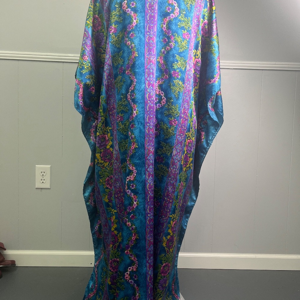 Winlar Vintage Caftan One Size Colorful - Picture 10 of 14